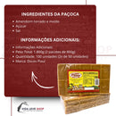 Caixa de Paçoca 100 Unidades – Paçoca Lisa Tradicional com Pronta Entrega