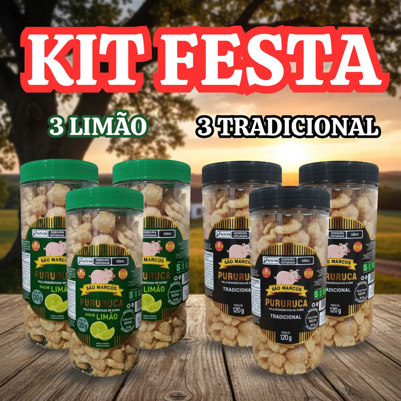 Torresmo Pururuca Crocante Pote 120g + BRINDE