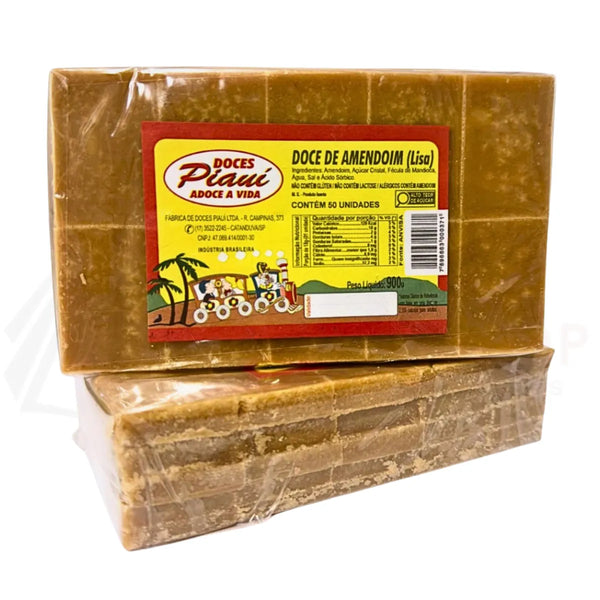 paçoca lisa pacote 50 unidades