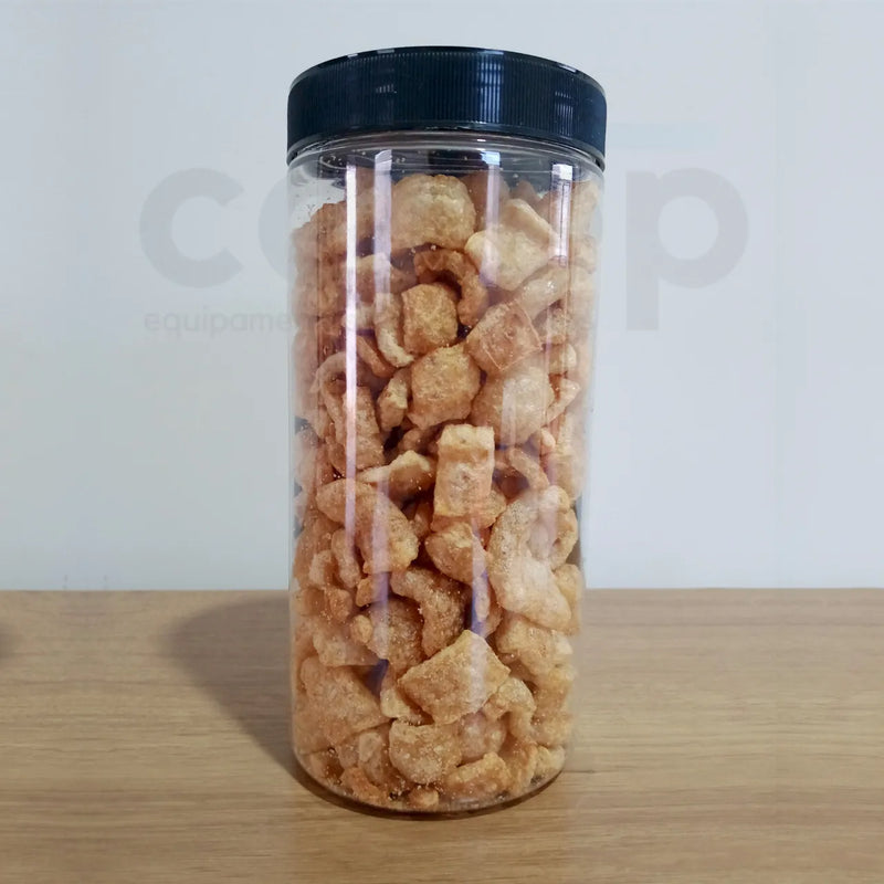 Torresmo Pururuca Crocante Premium Sabor Limão Pote 120g + Pururuca  Sabor Tradicional 75g de BRINDE