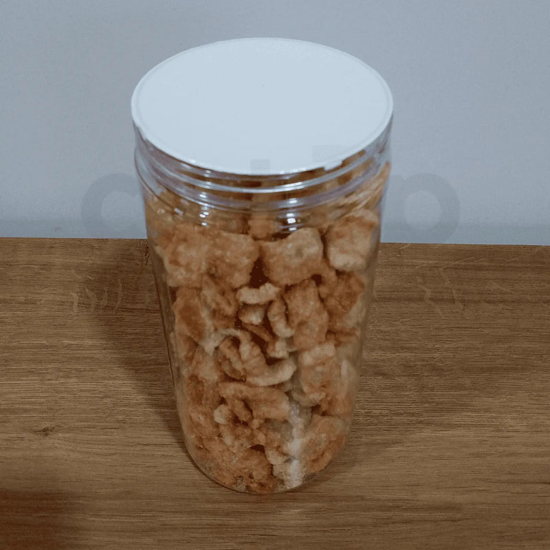 Torresmo Pururuca Crocante Premium Sabor Limão Pote 120g + Pururuca  Sabor Tradicional 75g de BRINDE